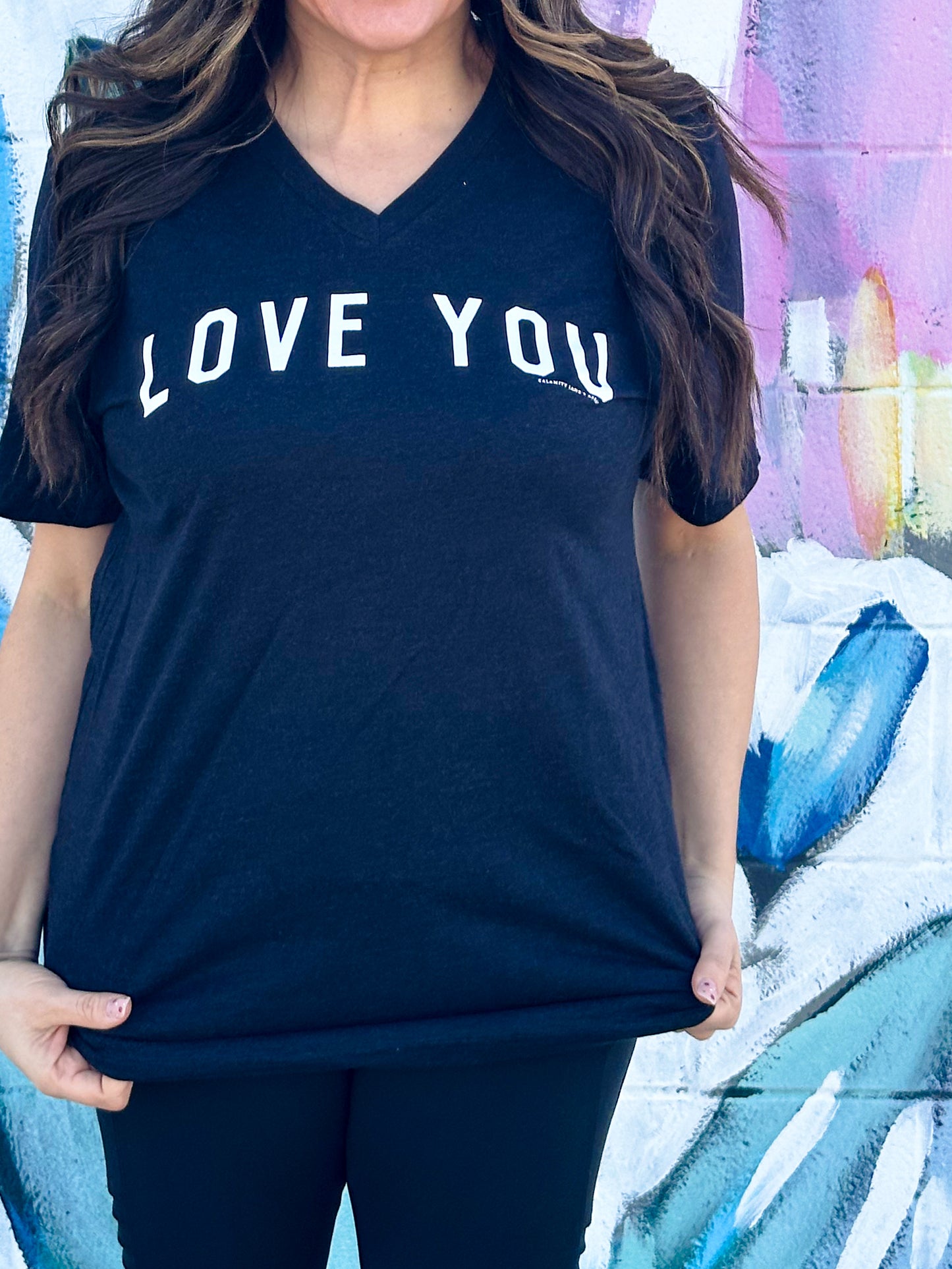 VALENTINES DAY 2024: Love You *BLACK* (VNECK)