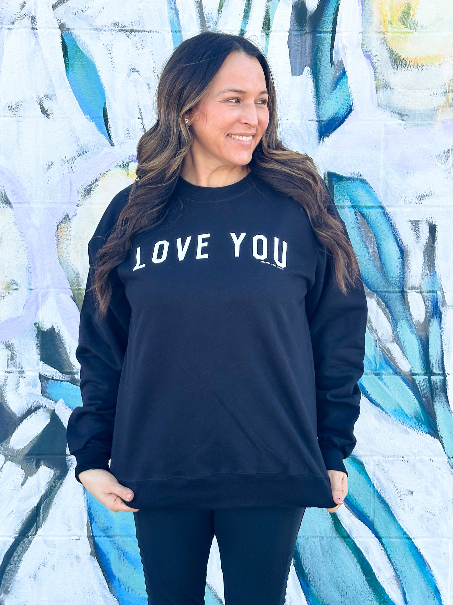 VALENTINES DAY 2024: Love You *BLACK* (SWEATSHIRT)