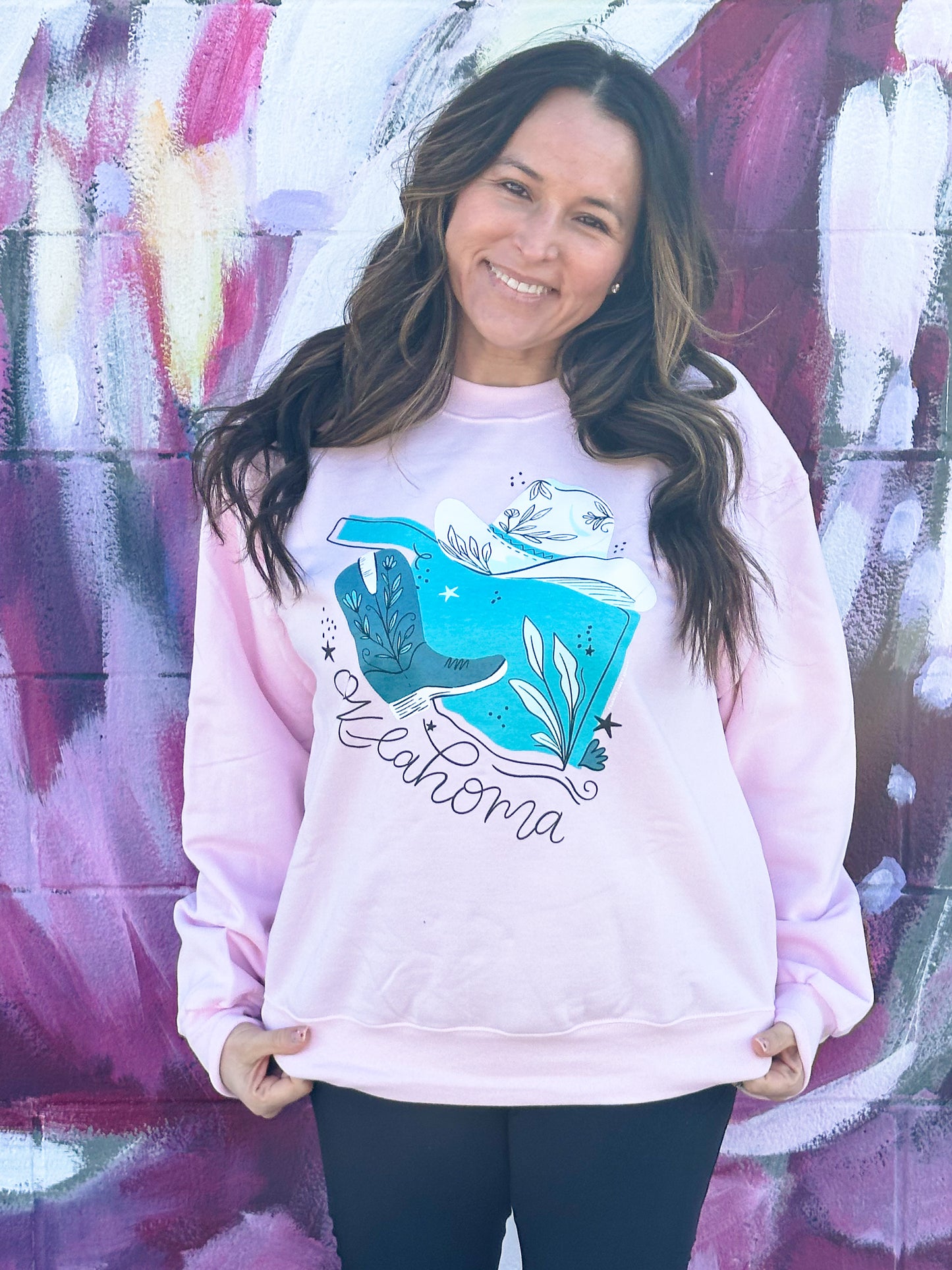 OKLAHOMA: Oklahoma Boot & State (SWEATSHIRT)