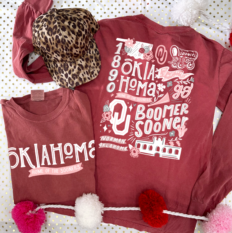 UNIV of OK 2023 OU Storyboard 2023 (LONGSLEEVE) Calamity Jane's Apparel