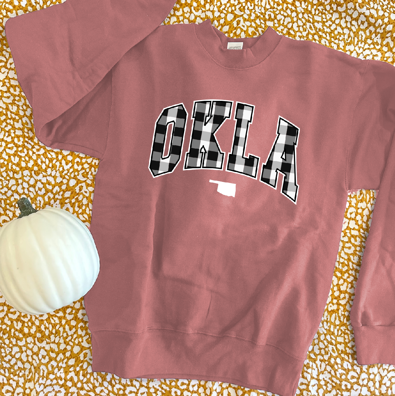 OKLA Arched Buffalo Check (SWEATSHIRT)