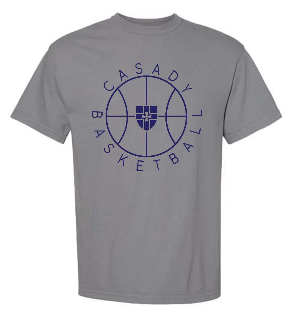 CASADY: Basketball & Crest - SHORTSLEEVE **YOUTH**