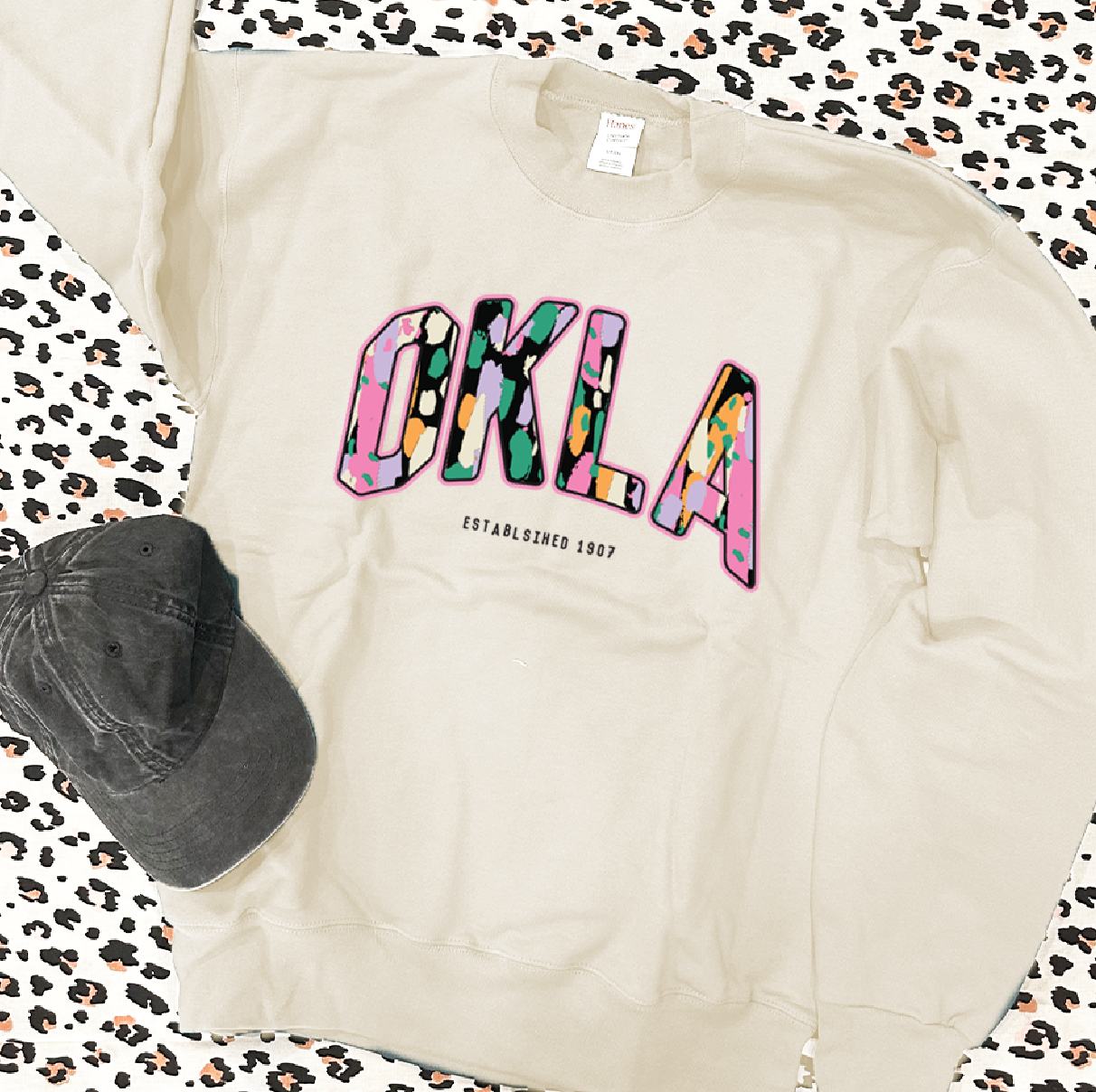 OKLAHOMA: OKLA Vincent Mod Abstract Pattern (SWEATSHIRT)