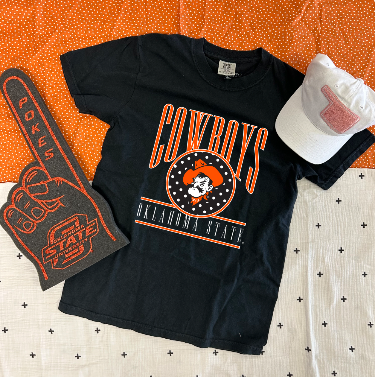 OK STATE 2024: OSU Cowboys Traditional Collegiate Tee (COMFORT COLORS SHORTSLEEVE)