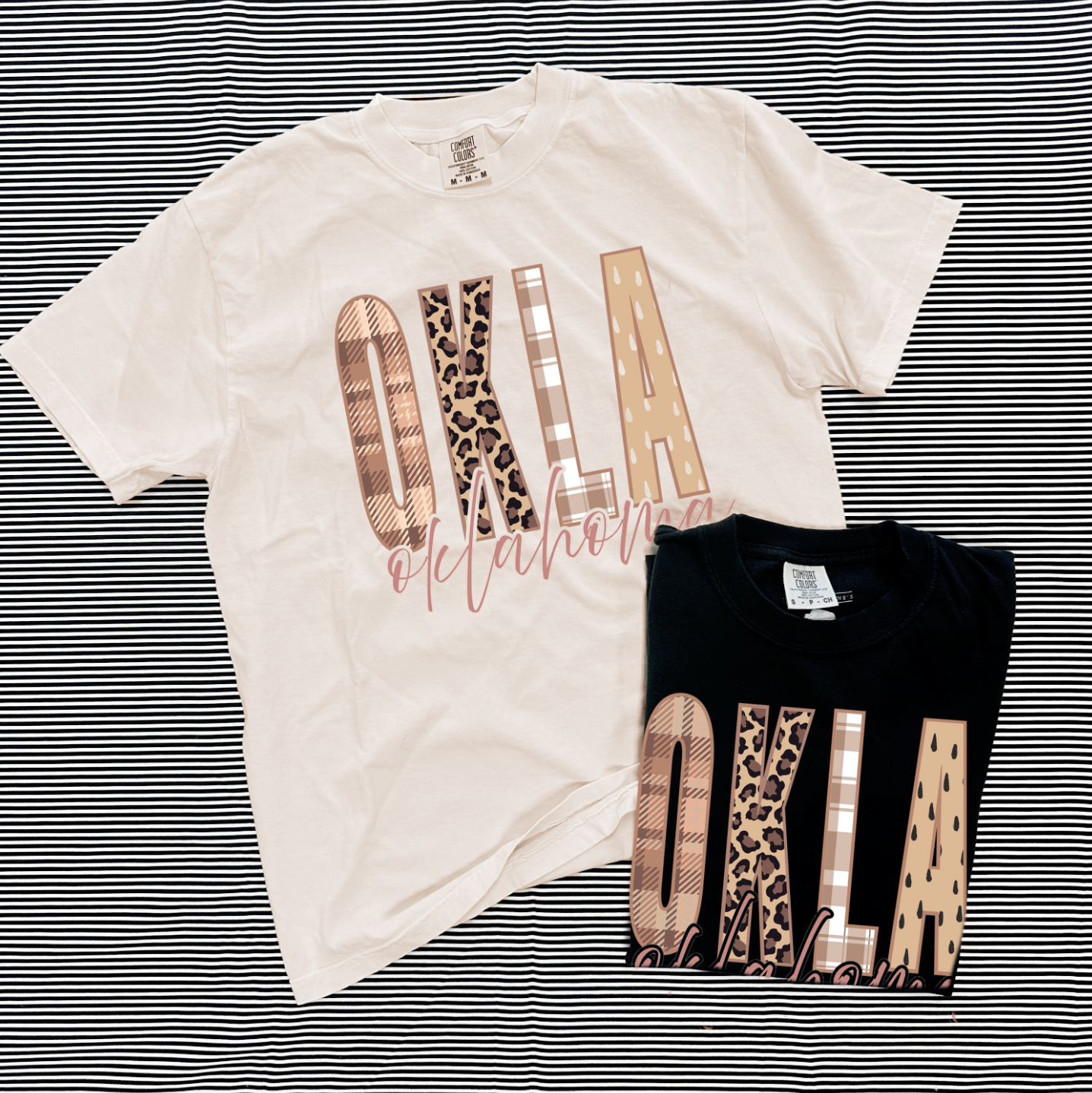 OKLAHOMA 2025: OKLA Fall Mixed Patterns (COMFORT COLORS SHORTSLEEVE)