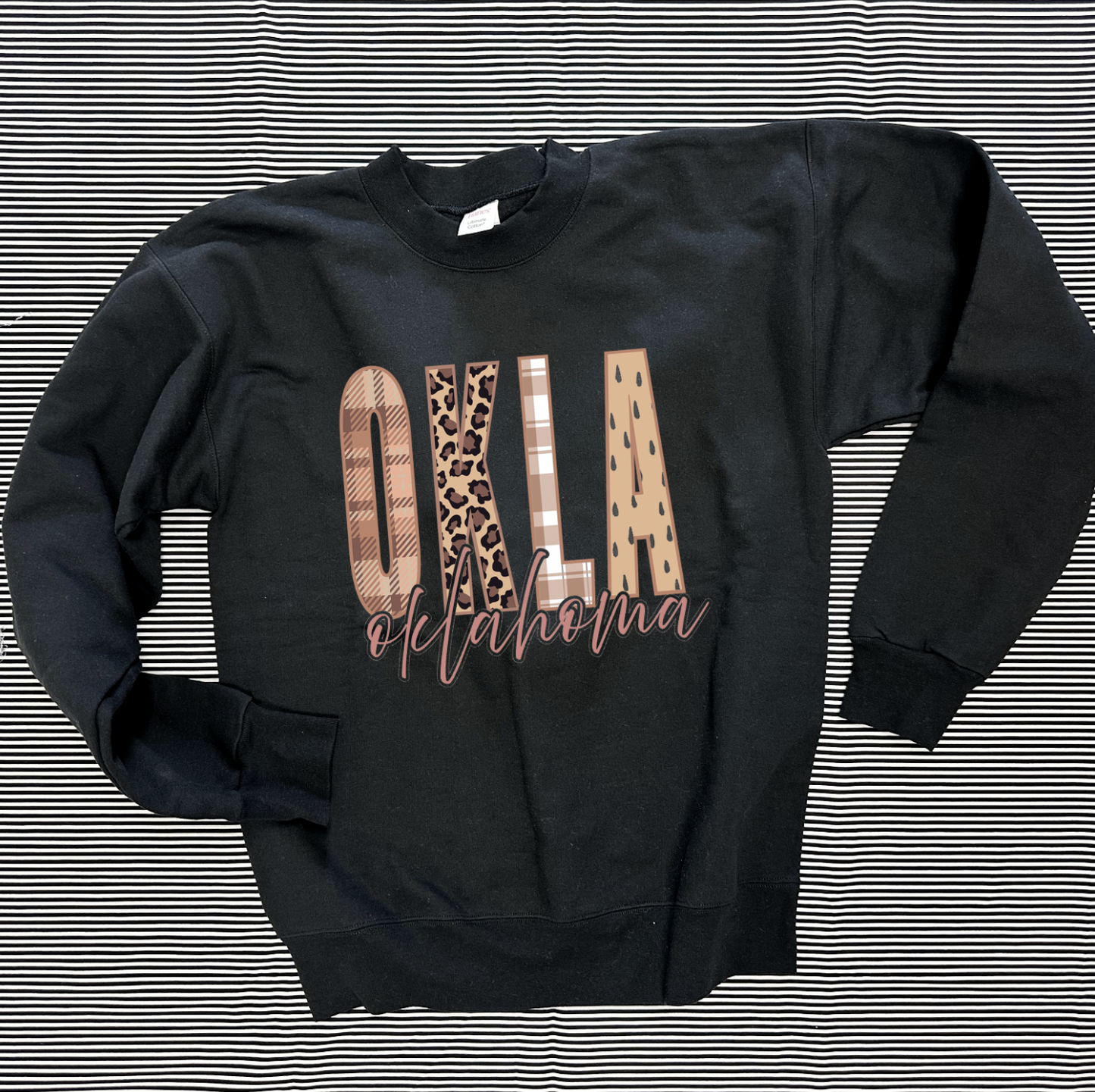 OKLAHOMA 2025: OKLA Fall Mixed Patterns (ULTIMATE SWEATSHIRT)