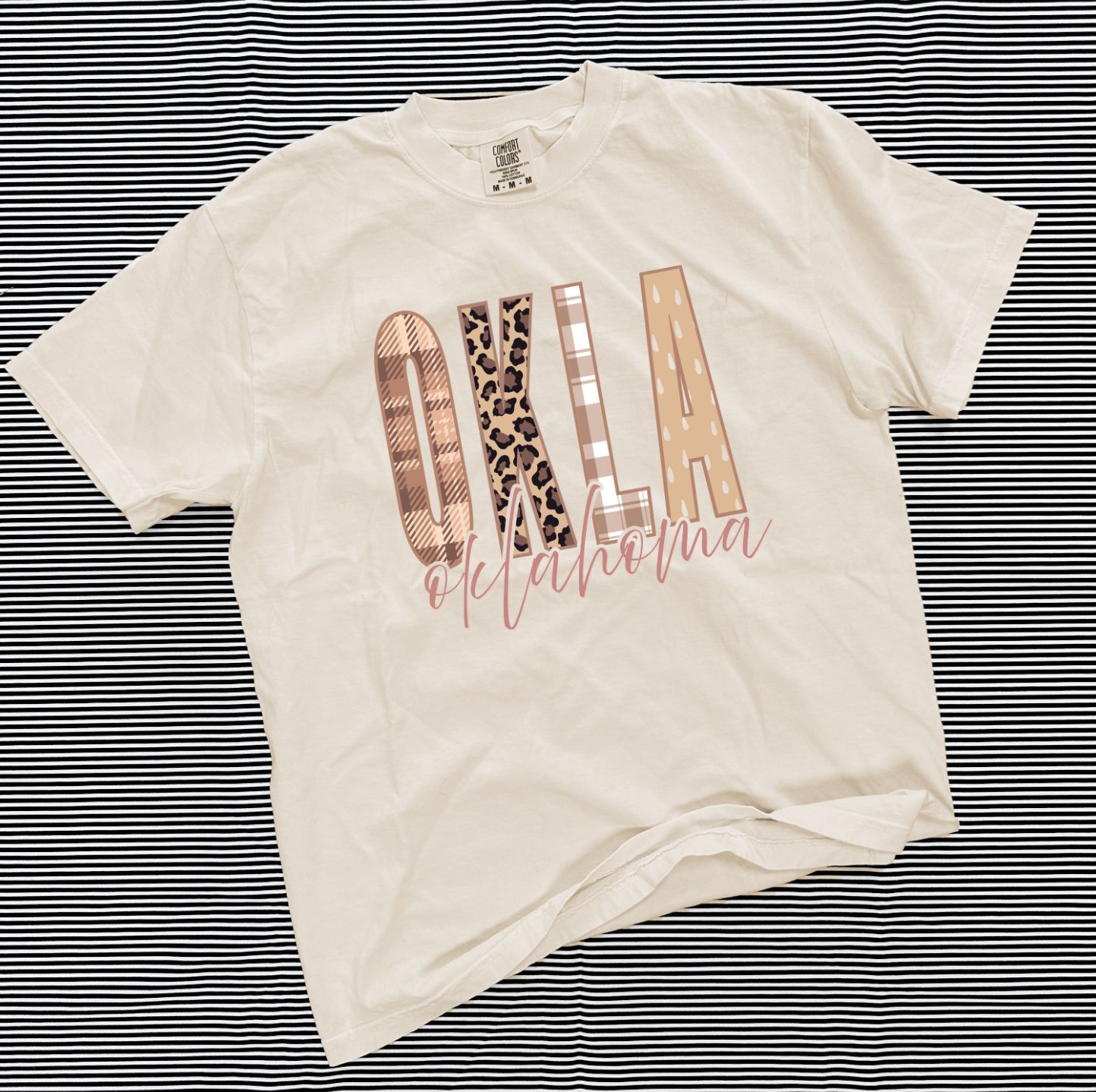 OKLAHOMA 2025: OKLA Fall Mixed Patterns (COMFORT COLORS SHORTSLEEVE)