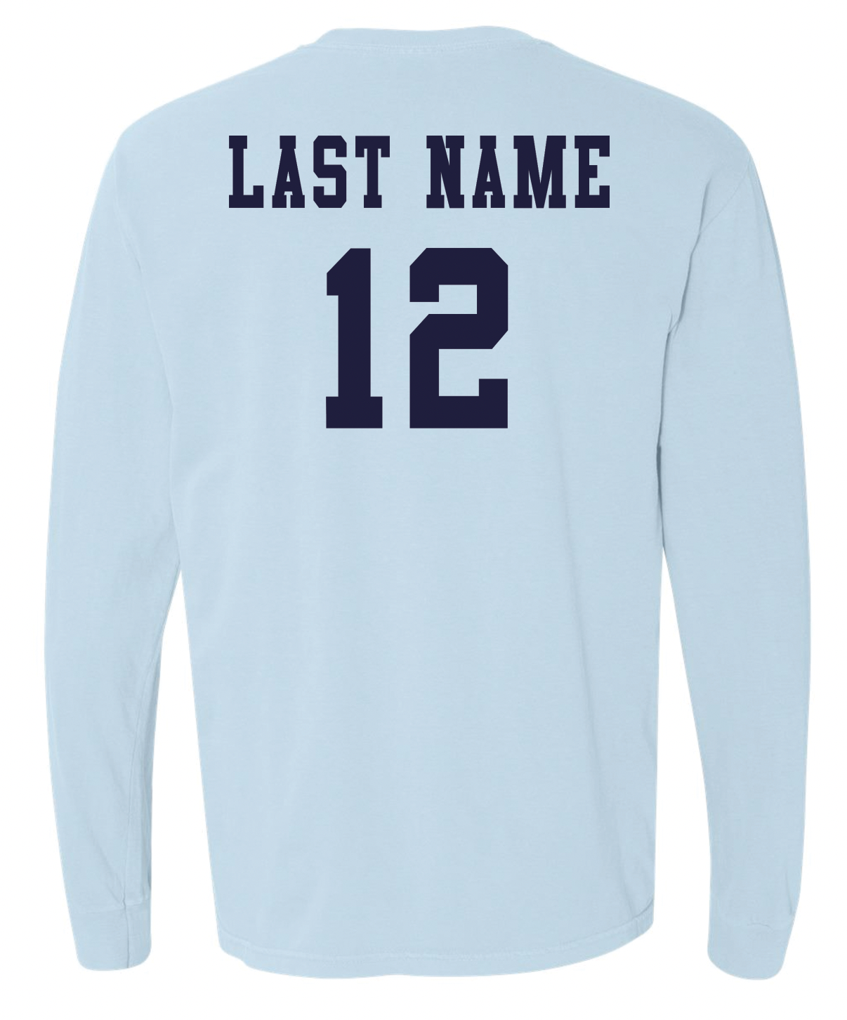 CASADY VOLLEYBALL 2025: "CASADY Volleyball Chambray" *With Optional Name & Number* - ADULT COMFORT COLORS LONGSLEEVE