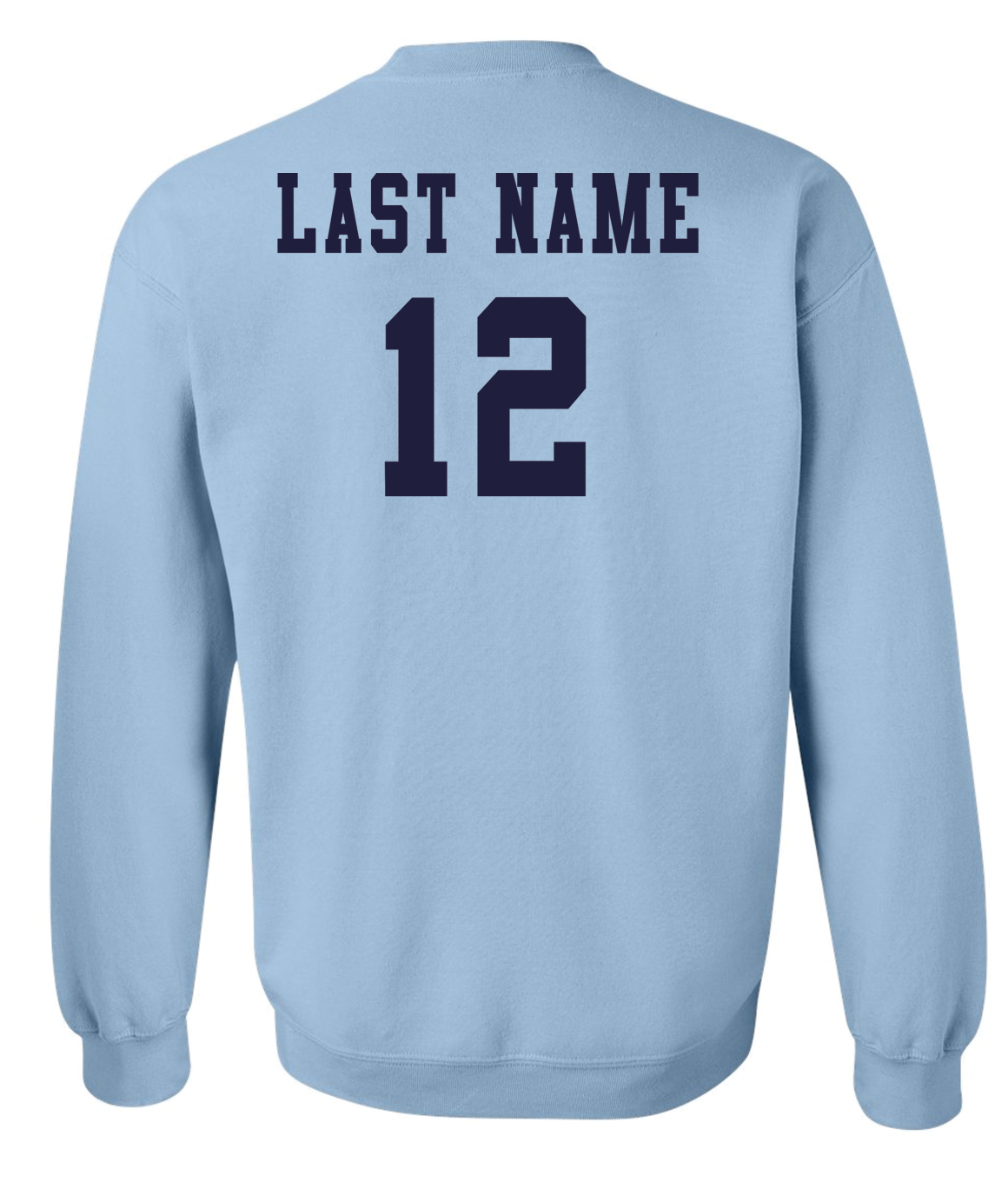 CASADY VOLLEYBALL 2025: "CASADY Volleyball Chambray" *With Optional Name & Number* - YOUTH CREWNECK SWEATSHIRT