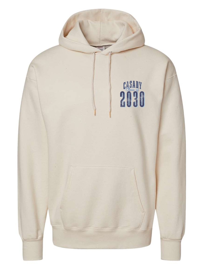 CASADY: Class of 2030, Front & Back Text (ULTIMATE HOODIE)