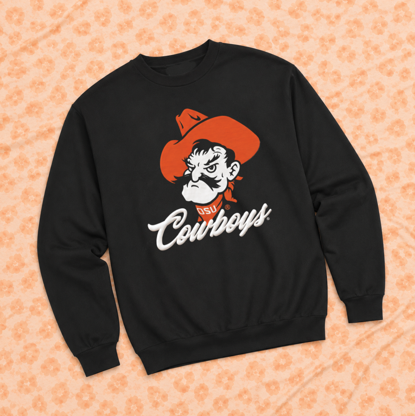 OK STATE 2026: Pistol Pete Cowboys Script *PUFF PRINT* (SWEATSHIRT)