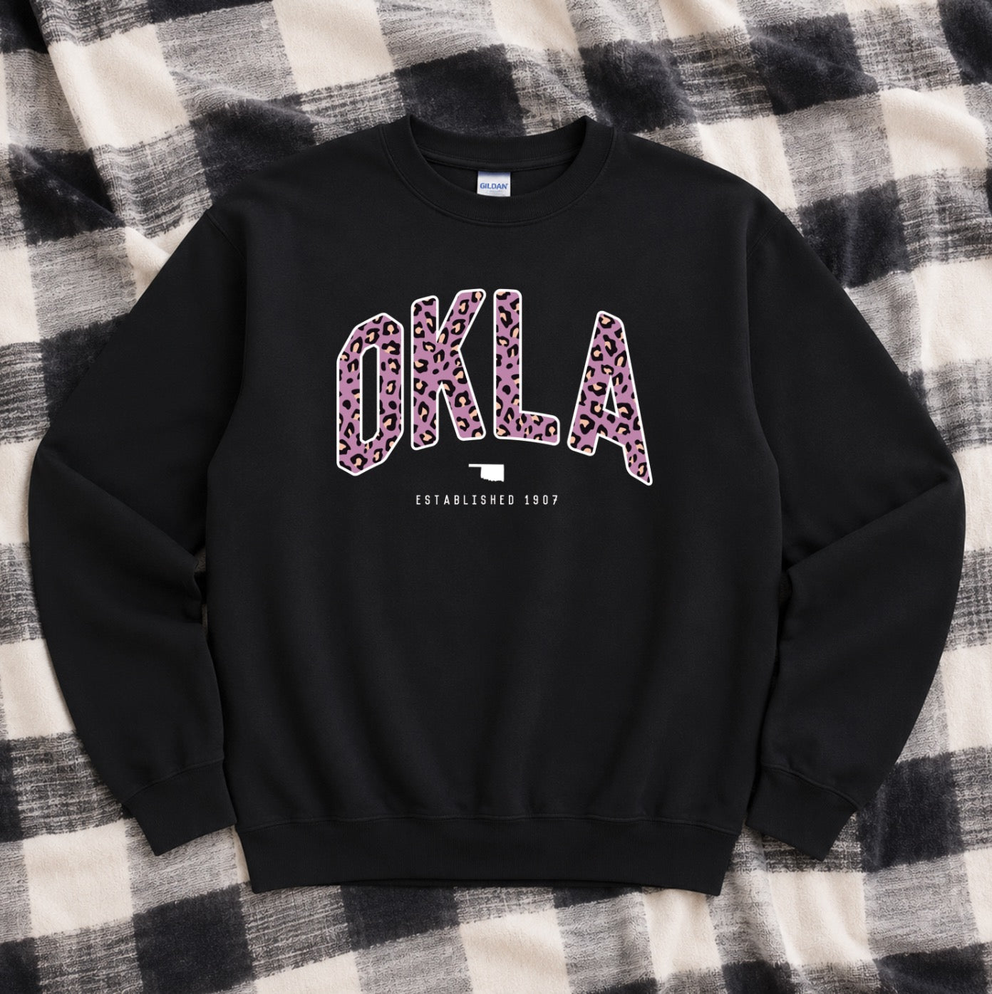 SWEET TEE TUESDAY: OKLA SUMMER 1907 LEOPARD (SWEATSHIRT)