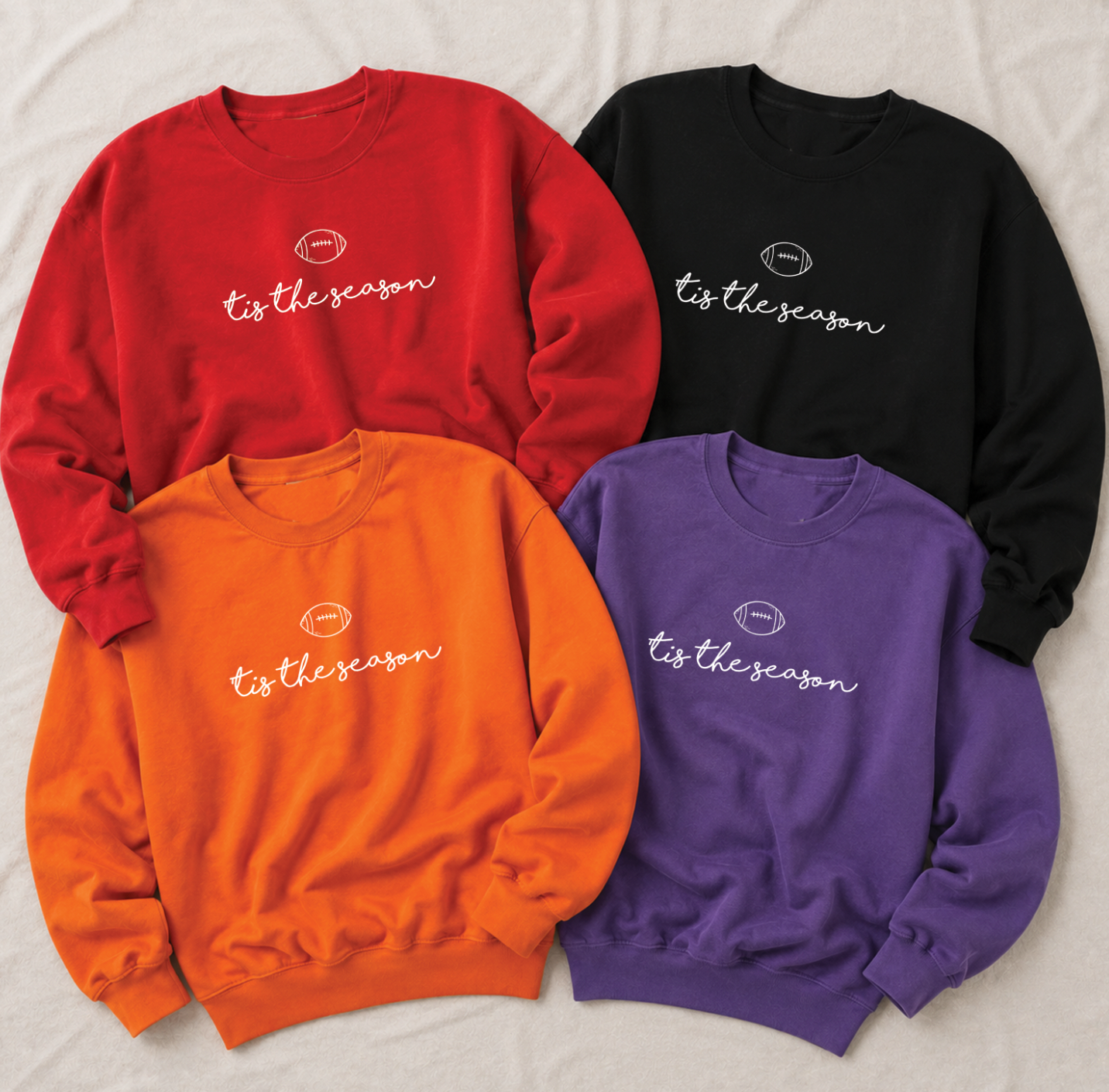 SWEET TEE TUESDAY: 'Tis the Season FOOTBALL (BASIC SWEATSHIRT)