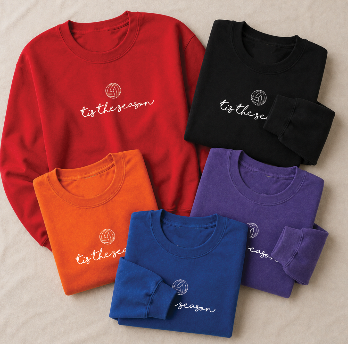 SWEET TEE TUESDAY: 'Tis the Season VOLLEYBALL (BASIC SWEATSHIRT)
