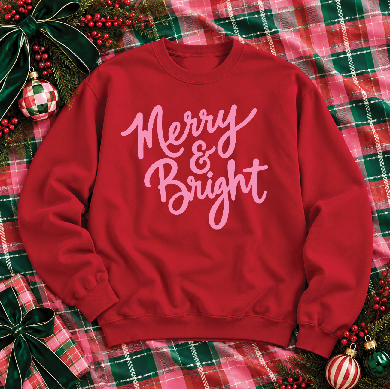 CHRISTMAS 2026: Merry & Bright (SWEATSHIRT)