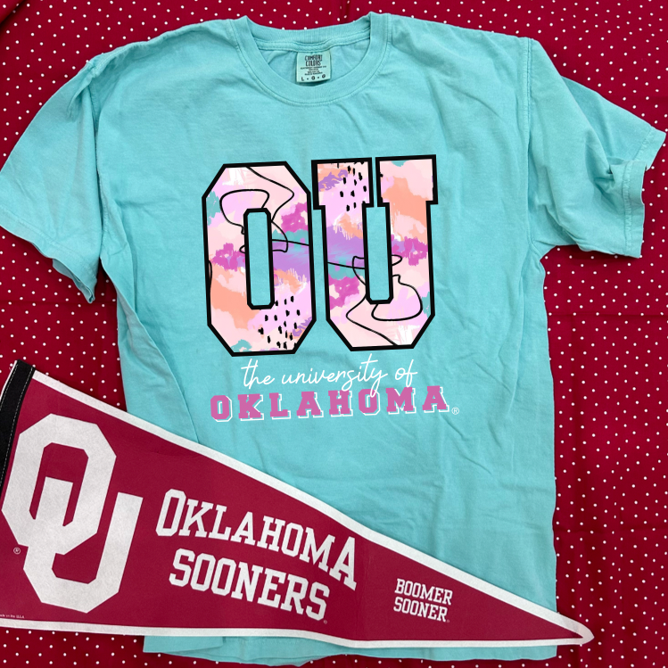 UNIV. OF OK (Spring 2023): OU Bright Mixed Media (SHORTSLEEVE)