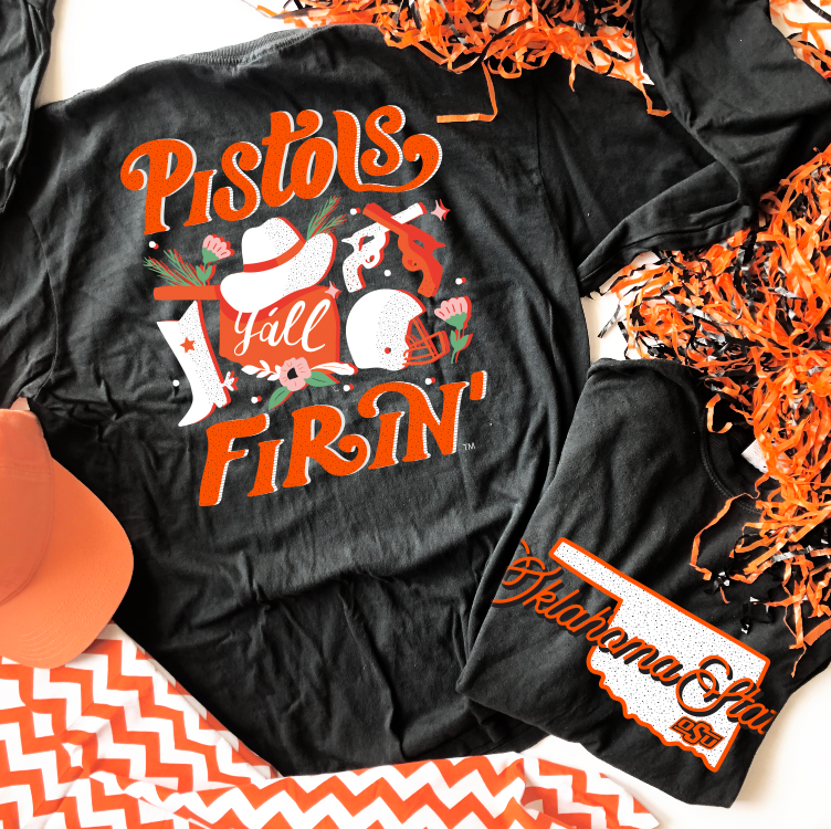OK STATE 2021: Pistols Firin' Storyboard - LONGSLEEVE