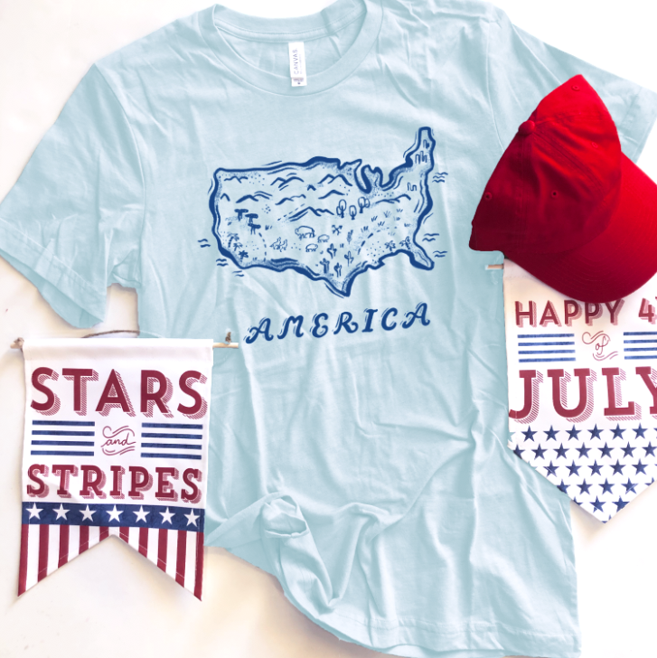 AMERICAN SPIRIT 2022: America Origin Sketches (CREW NECK)