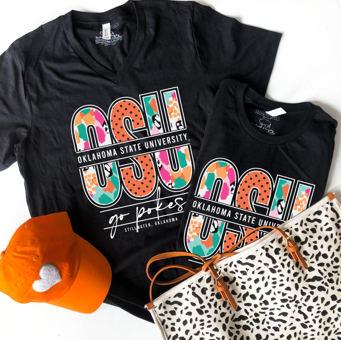 OK STATE 2022: OSU Mixed Pattern (VNECK or CREW NECK)