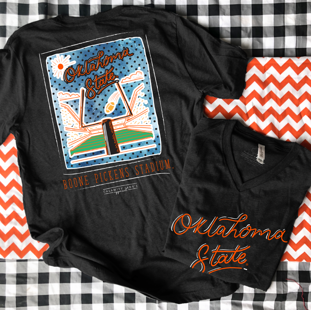 OK STATE 2022: Boone Pickens Stadium (VNECK or CREW NECK)