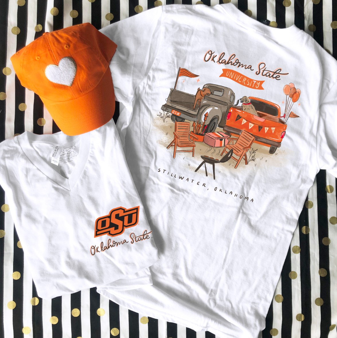 OK STATE 2022: OSU Tailgates (VNECK or CREW NECK)