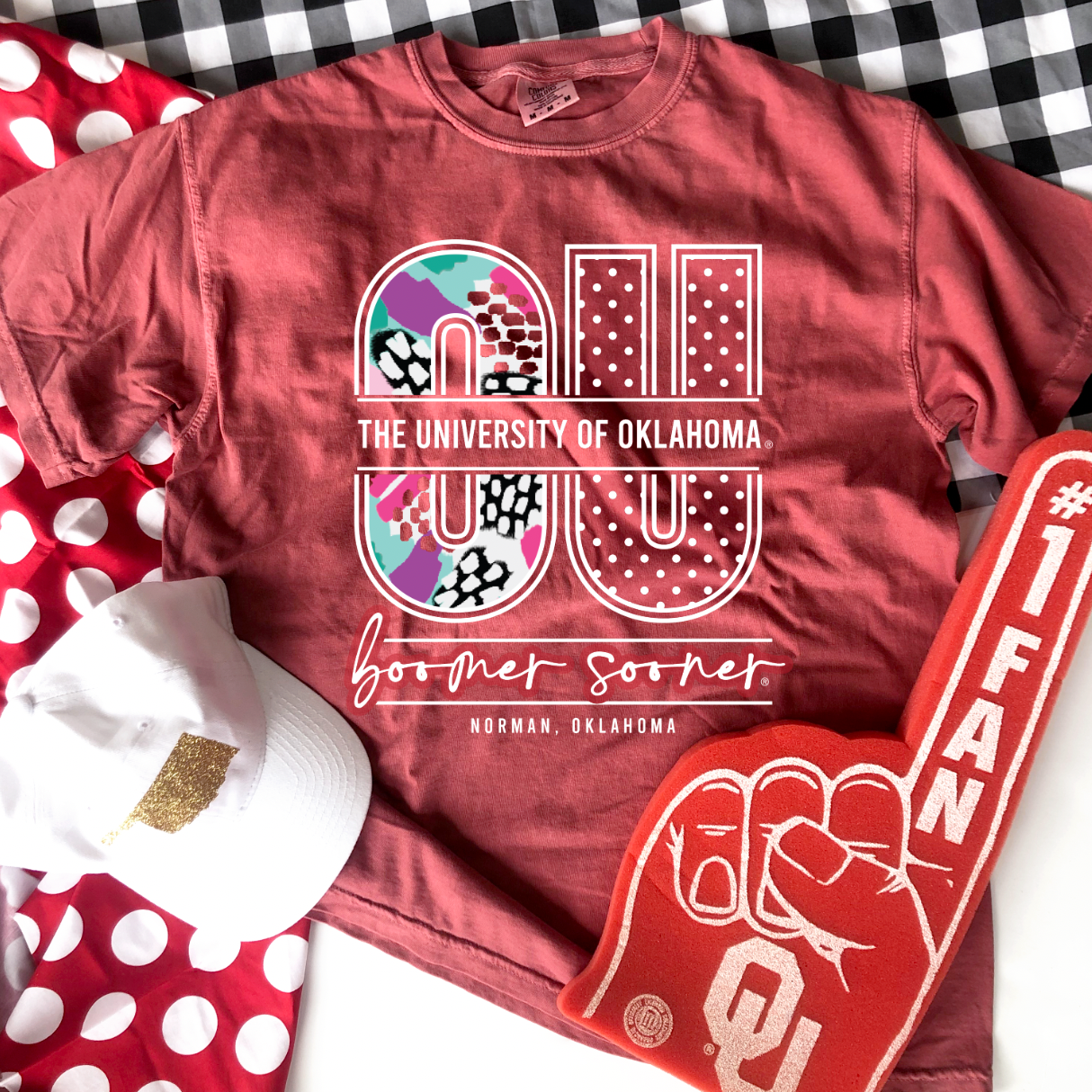 UNIV. OF OK 2022: OU Mixed Pattern (SHORTSLEEVE)