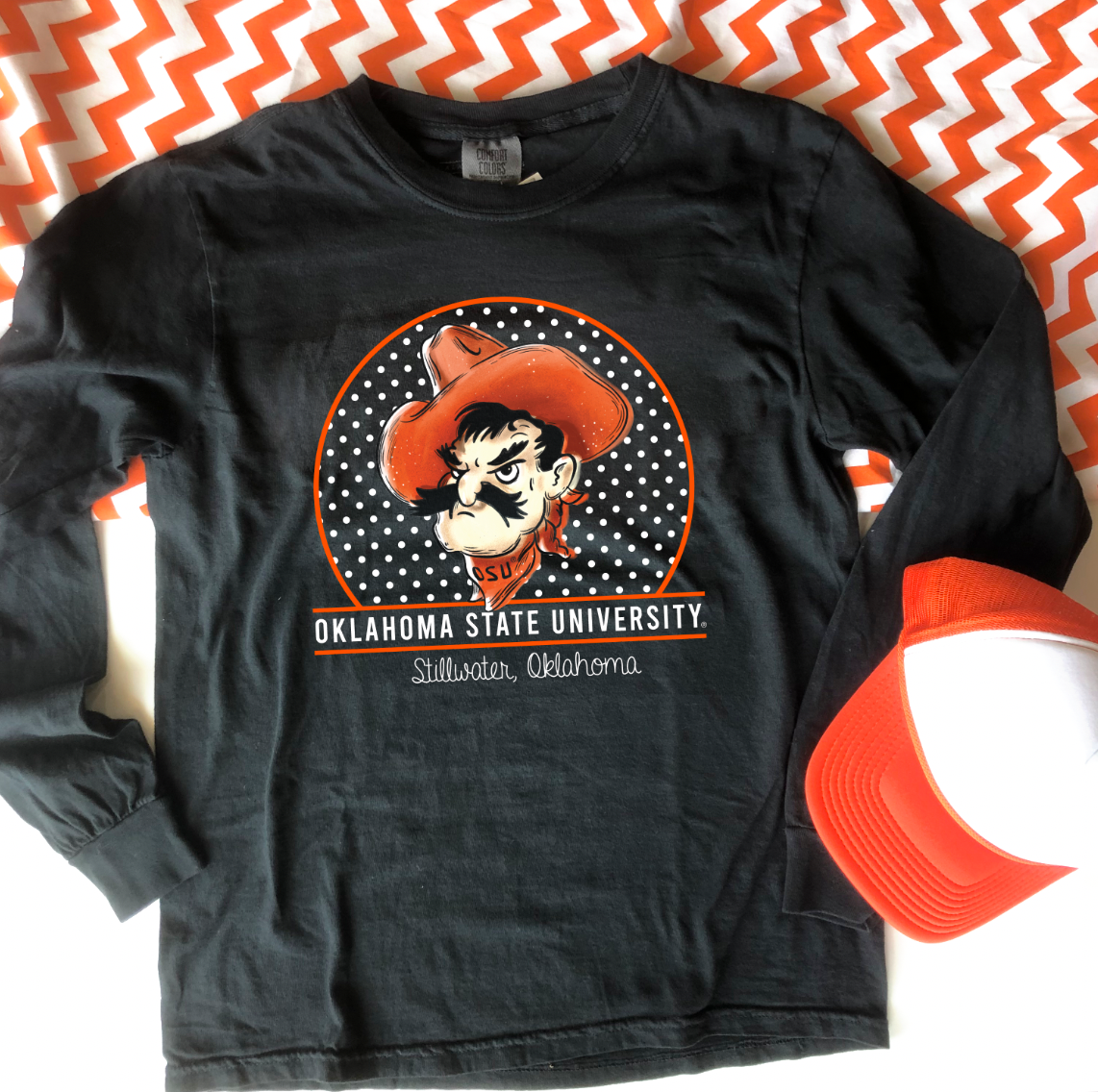 OK STATE 2022: OSU Pistol Pete & Polkadots (LONGSLEEVE)