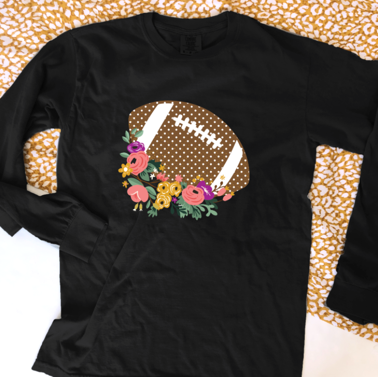 SPORTS LIFE (FALL 2022): Floral Football & Polkadots (LONGSLEEVE)
