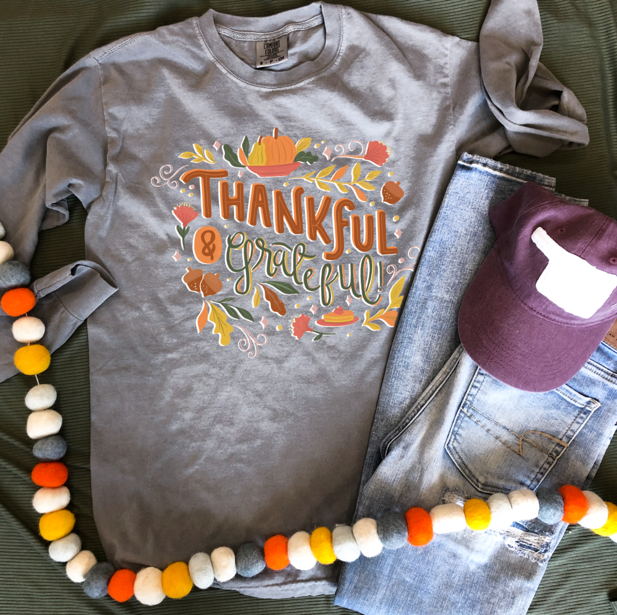 THANKSGIVING: Thankful & Grateful (LONGSLEEVE)