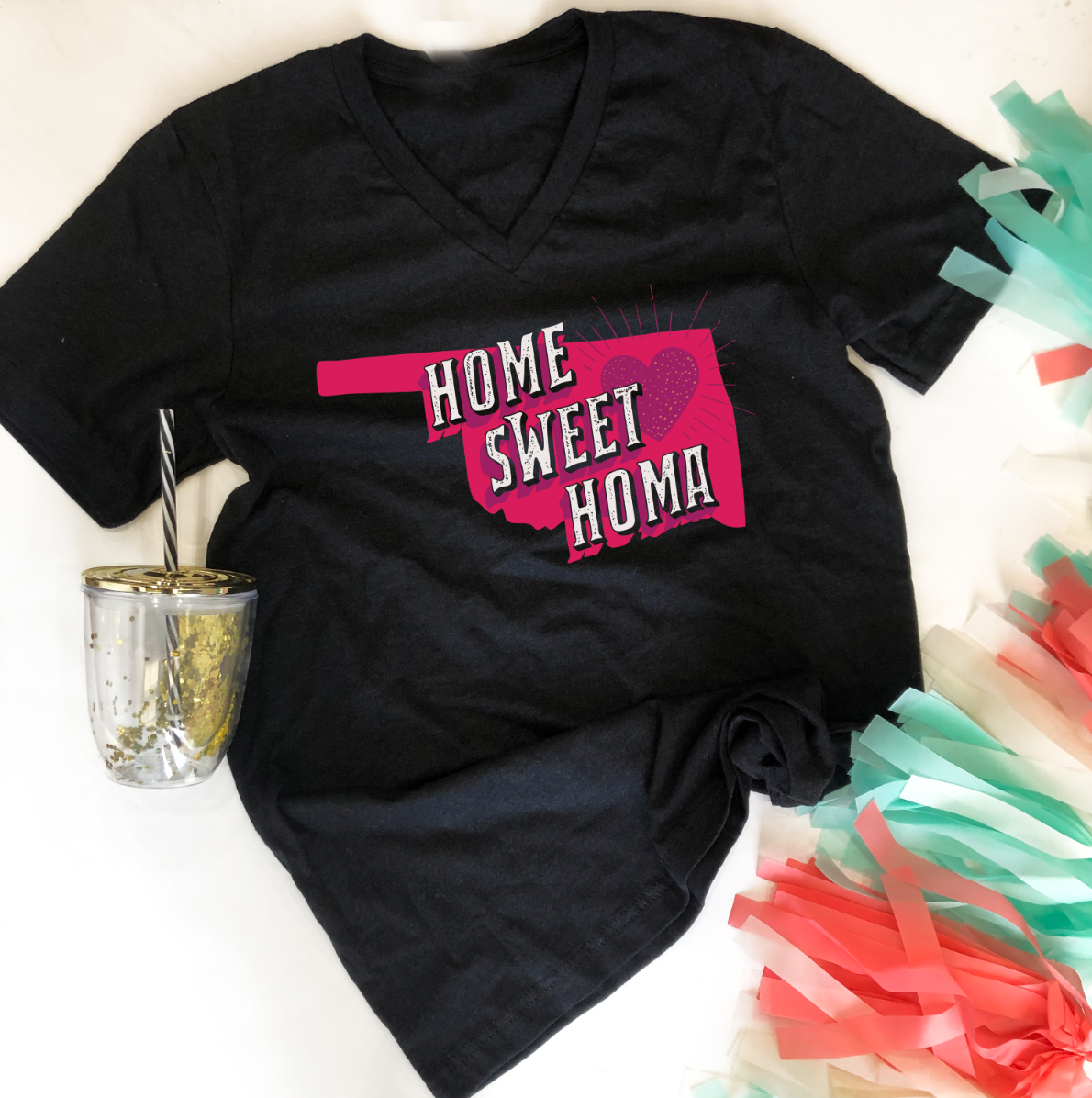 ST: Home Sweet OKLAHOMA (BASIC VNECK)
