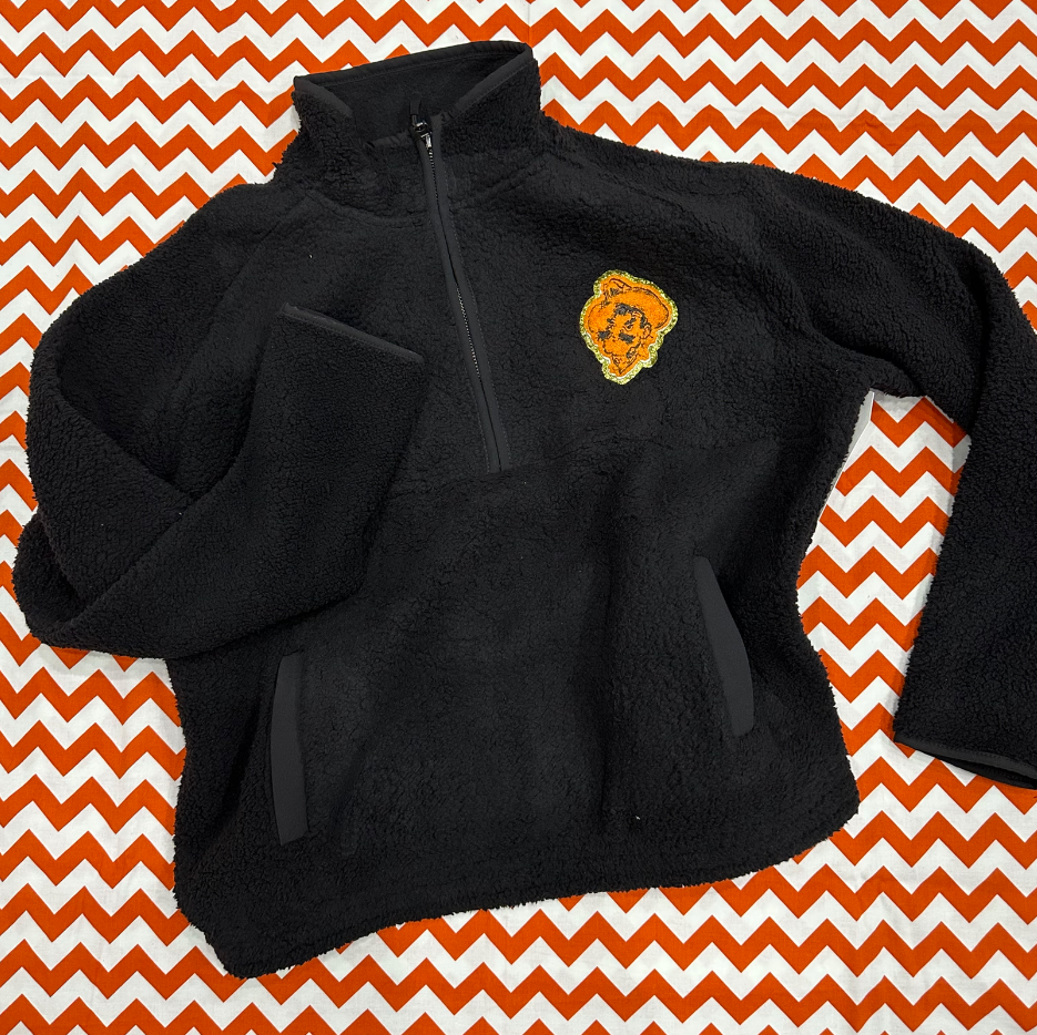 OK STATE UNIV. 2023: Pistol Pete Sherpa 1/4 Zip Pullover