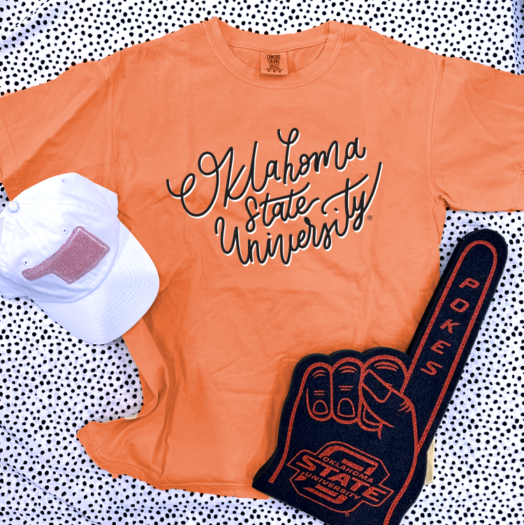 OK STATE (Spring 2023): Oklahoma State University Script (SHORTSLEEVE)