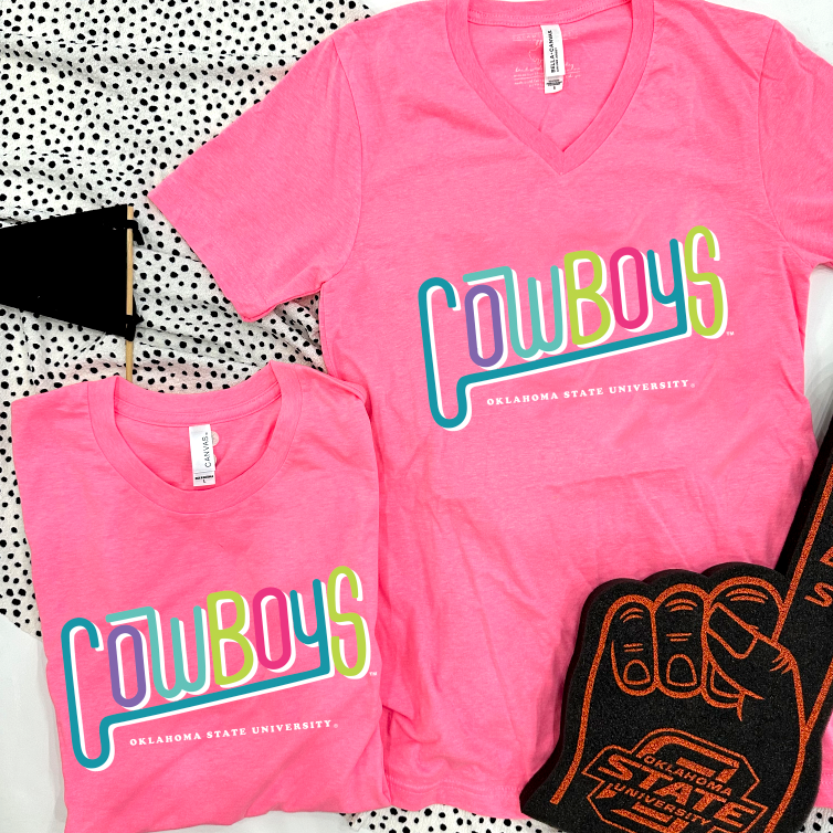 OK STATE (Spring 2023): Summertime Cowboys (VNECK or CREW NECK)