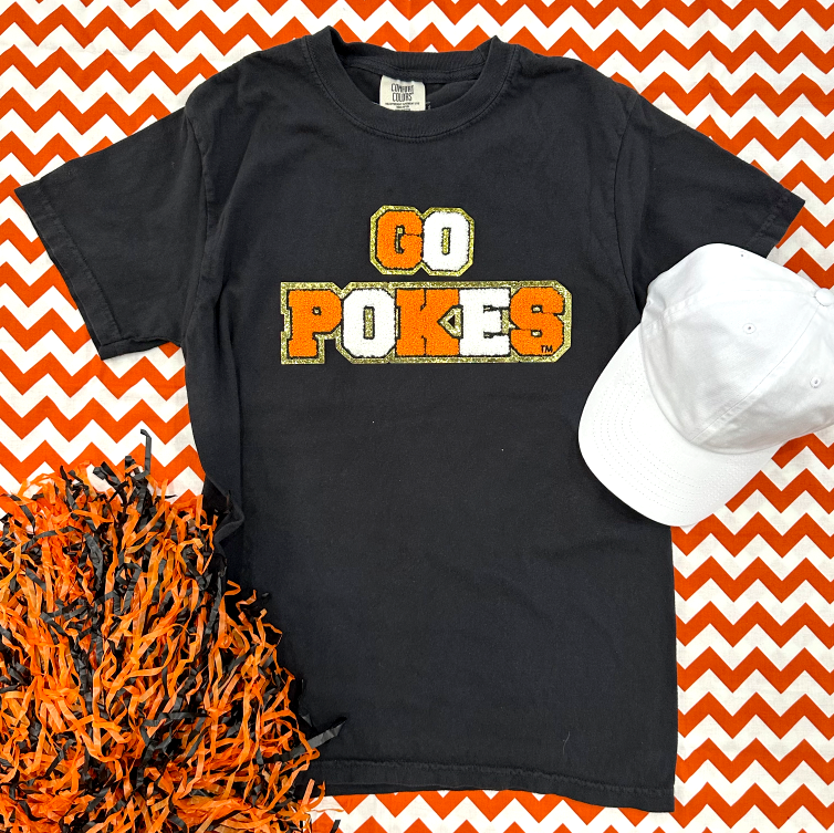 OK STATE UNIV. 2023: Go Pokes Chenille Patches (SHORTSLEEVE)