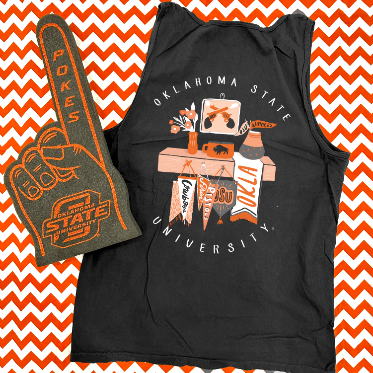 OK STATE (Spring 2023): OSU Spirit Shelf (TANK TOP)