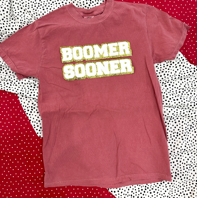 UNIV of OK 2023: Boomer Sooner Chenille Patches (SHORTSLEEVE)