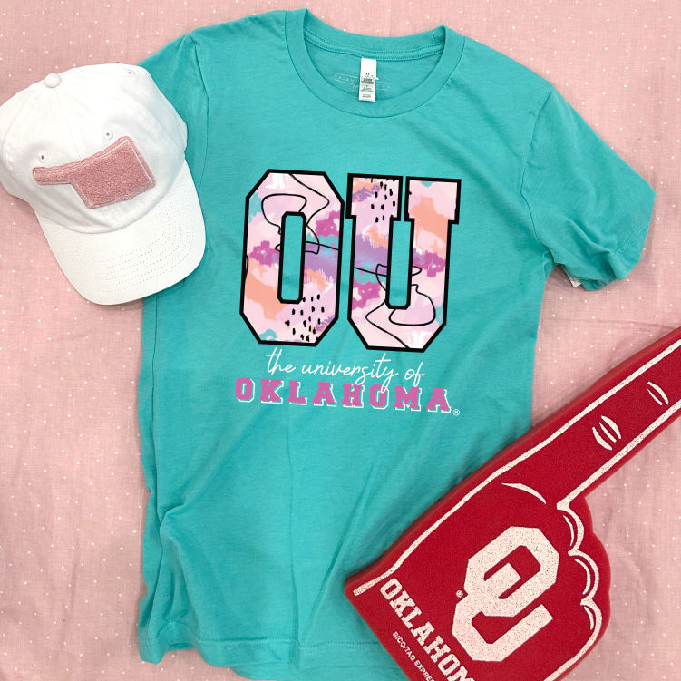 UNIV. OF OK (Spring 2023): OU Bright Mixed Media (CREW NECK)