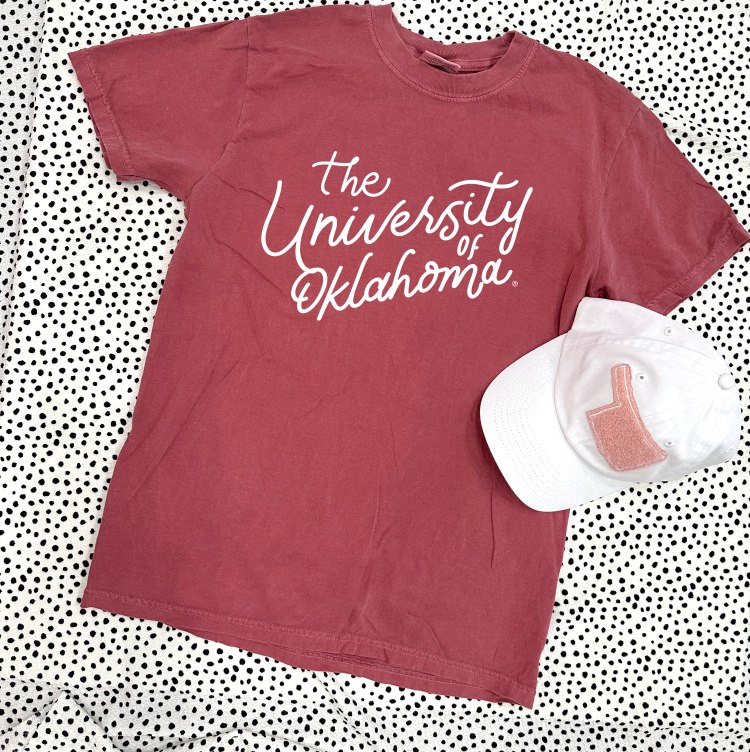 UNIV. OF OK (Spring 2023): The University of Oklahoma Script (SHORTSLEEVE)