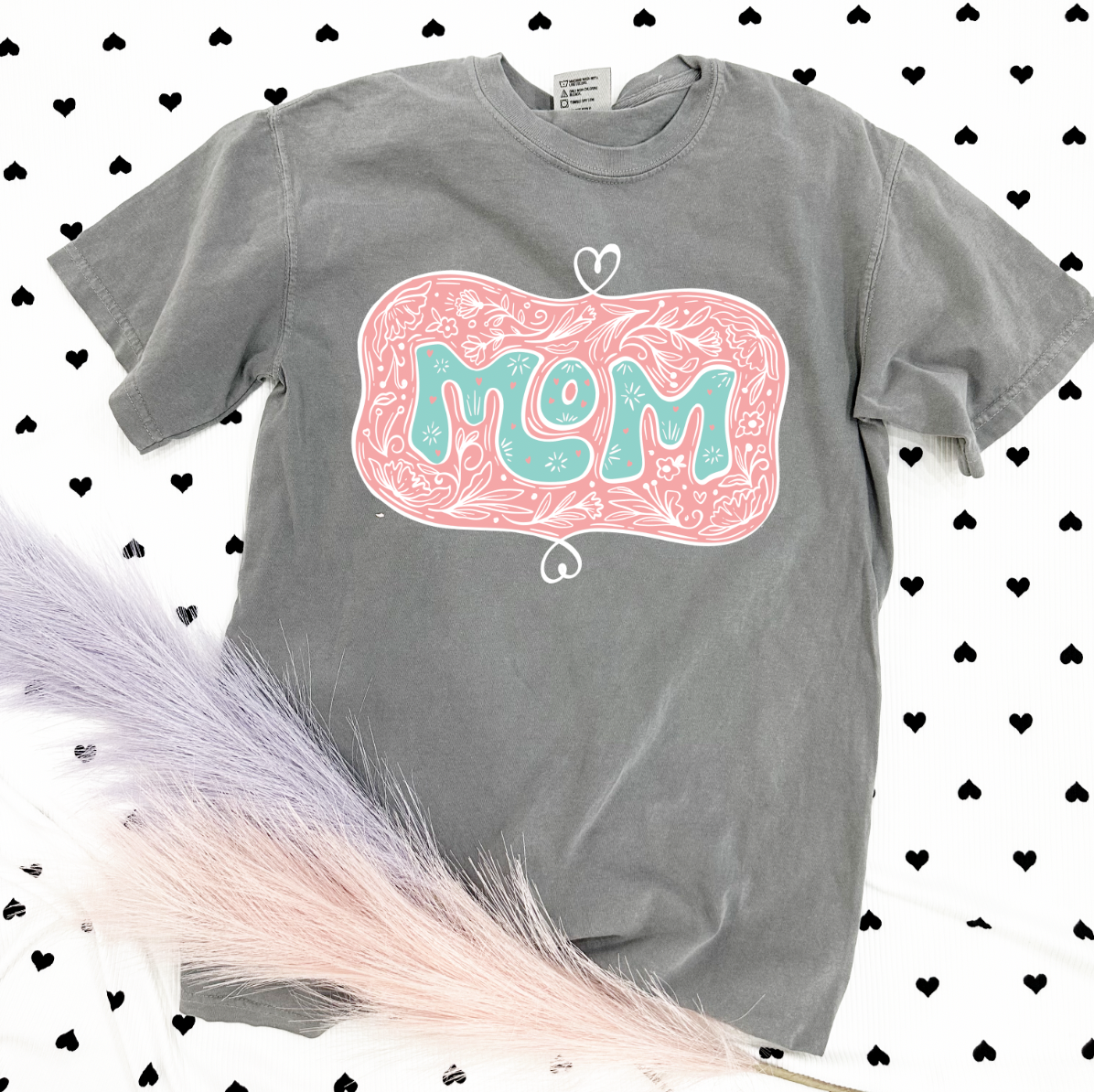 MOM LIFE 2023: MOM Floral Chalk Art (SHORTSLEEVE)