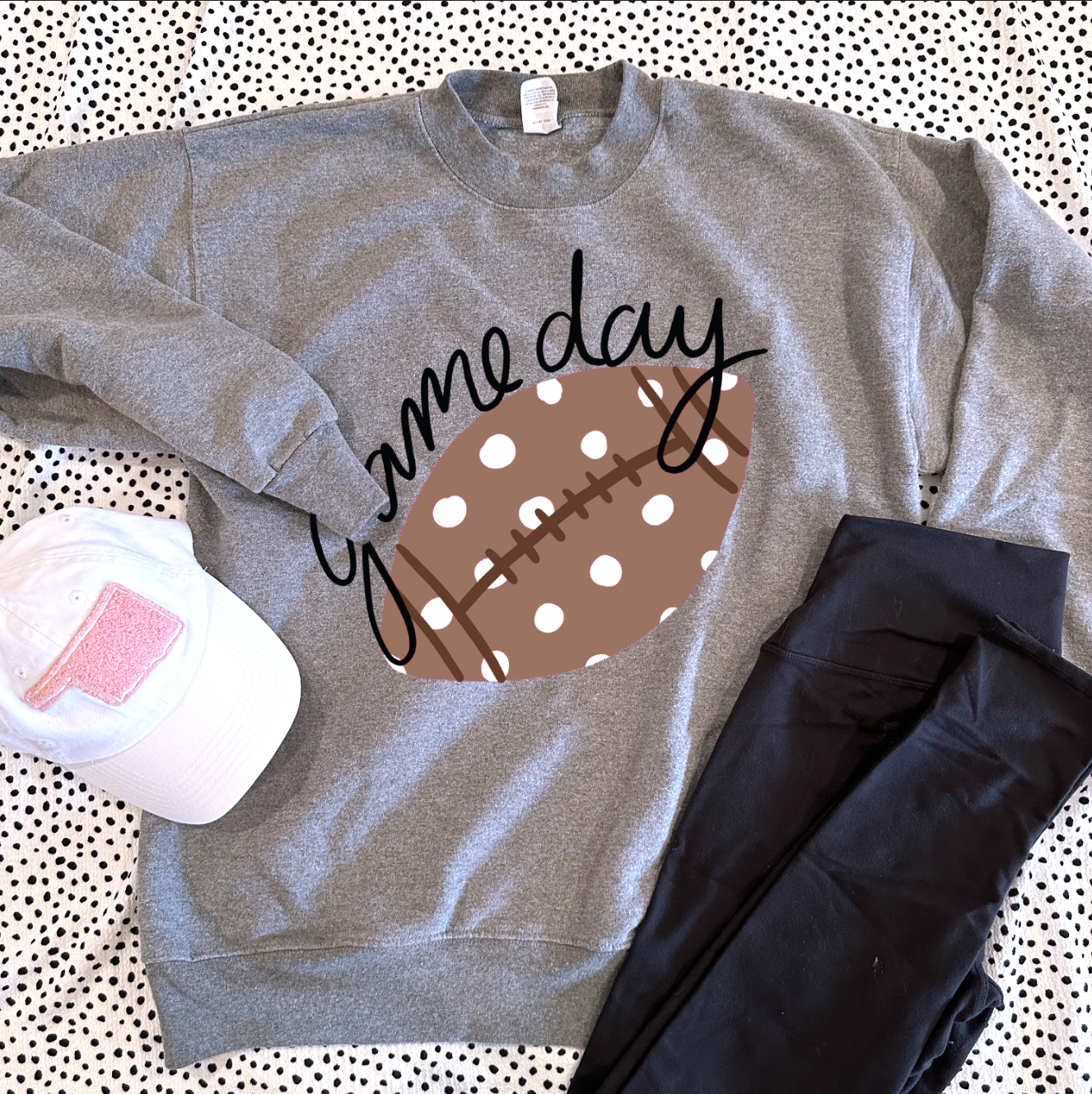 SPORTS LIFE 2023: Polkadot Football Game Day - SWEATSHIRT