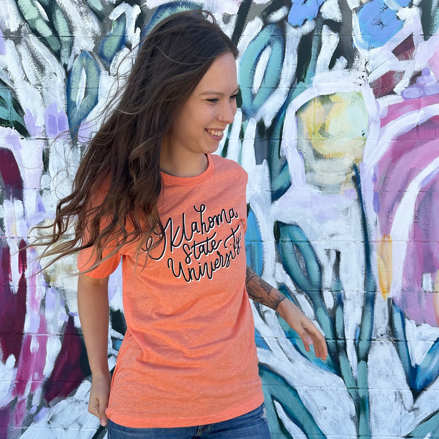 OK STATE (Spring 2023): Oklahoma State University Script (CREW NECK)