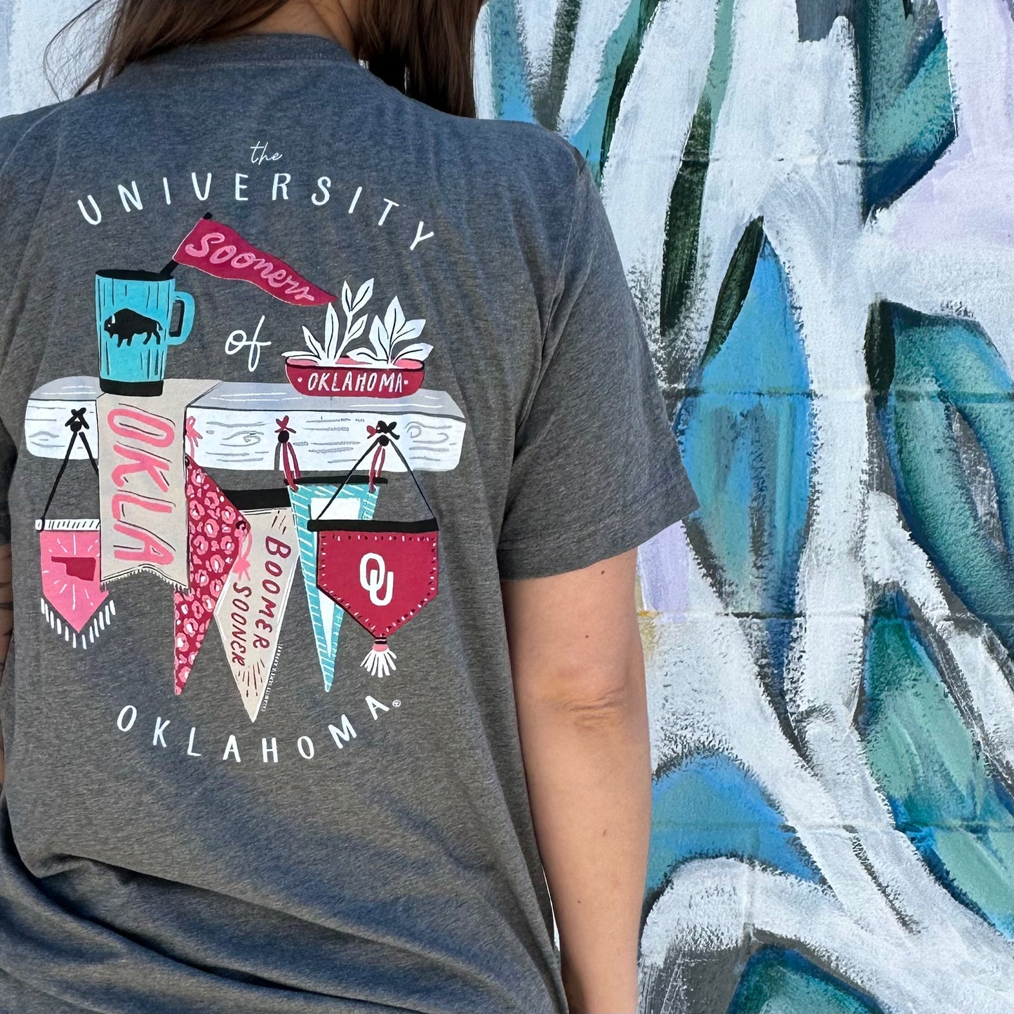 UNIV. OF OK (Spring 2023): OU Spirit Shelf (VNECK or CREW NECK)