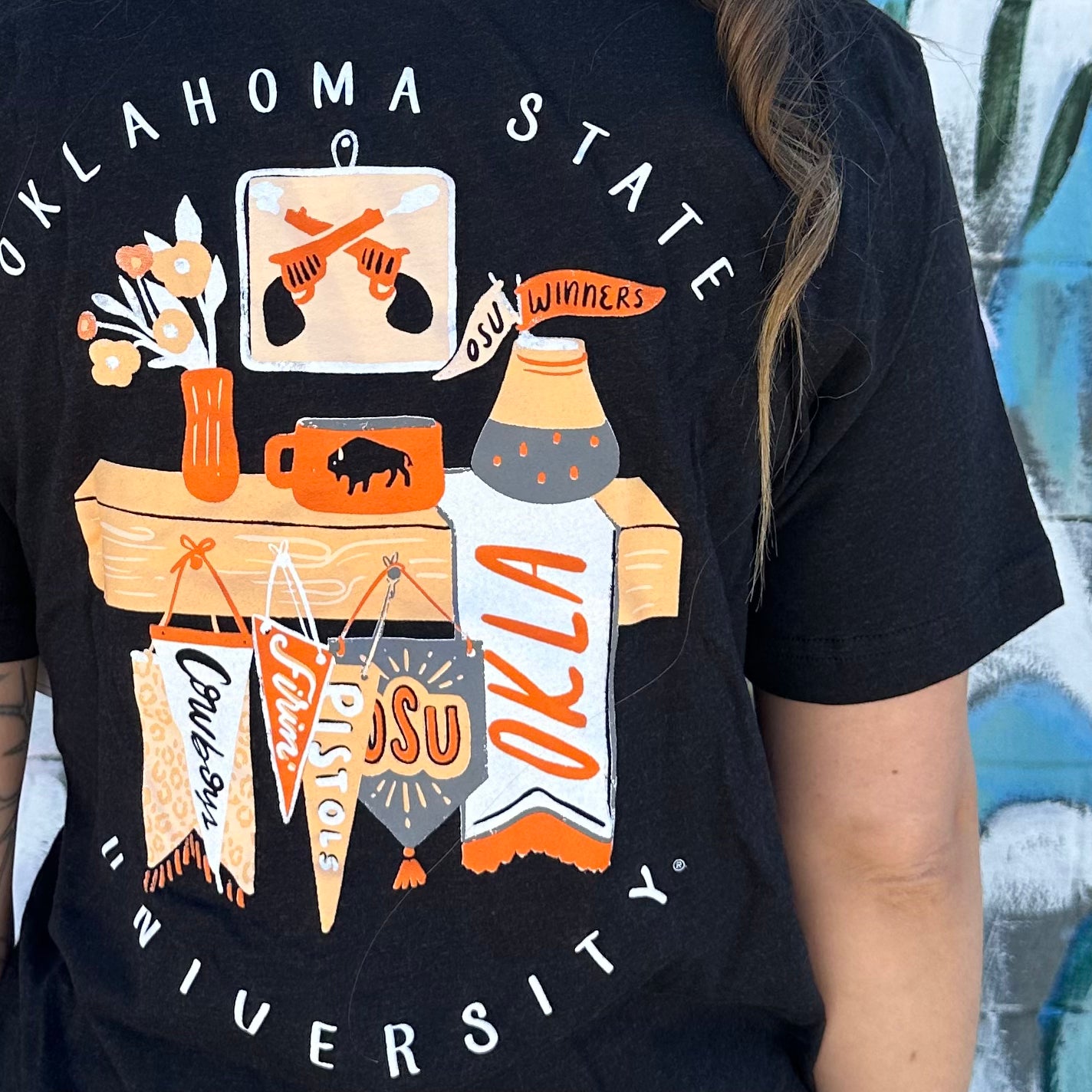 OK STATE (Spring 2023): OSU Spirit Shelf (VNECK or CREW NECK)