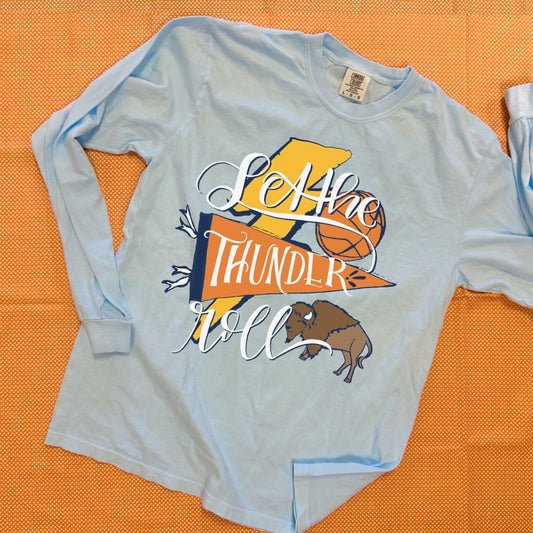 SWEET TEE TUESDAY: Let the Thunder Roll (COMFORT COLORS LONGSLEEVE)