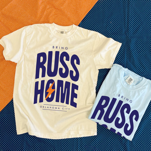 OKC SPIRIT: BRING RUSS HOME (COMFORT COLORS SHORTSLEEVE)