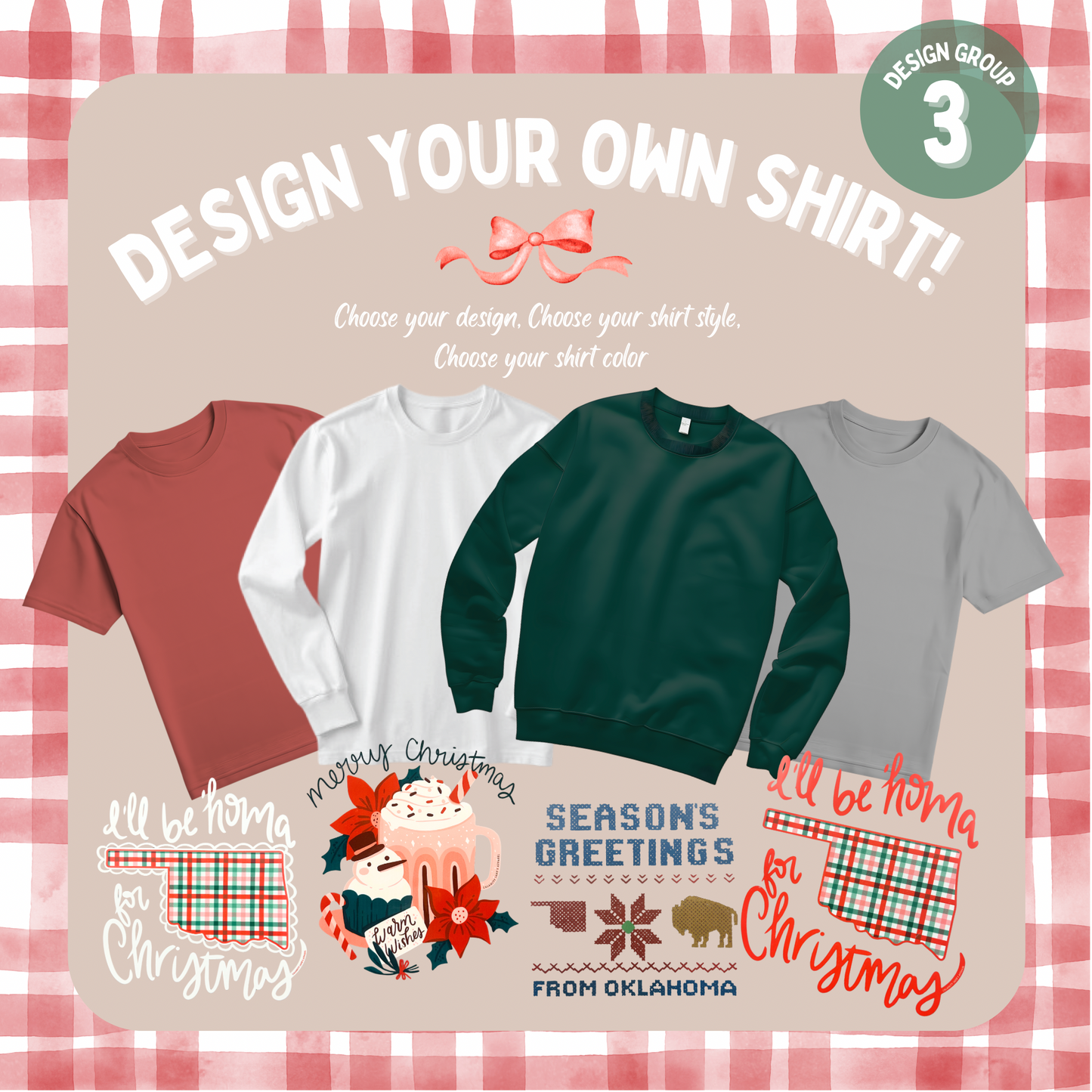 SWEET TEE TUESDAY: *DESIGN YOUR OWN SHIRT* GROUP 3