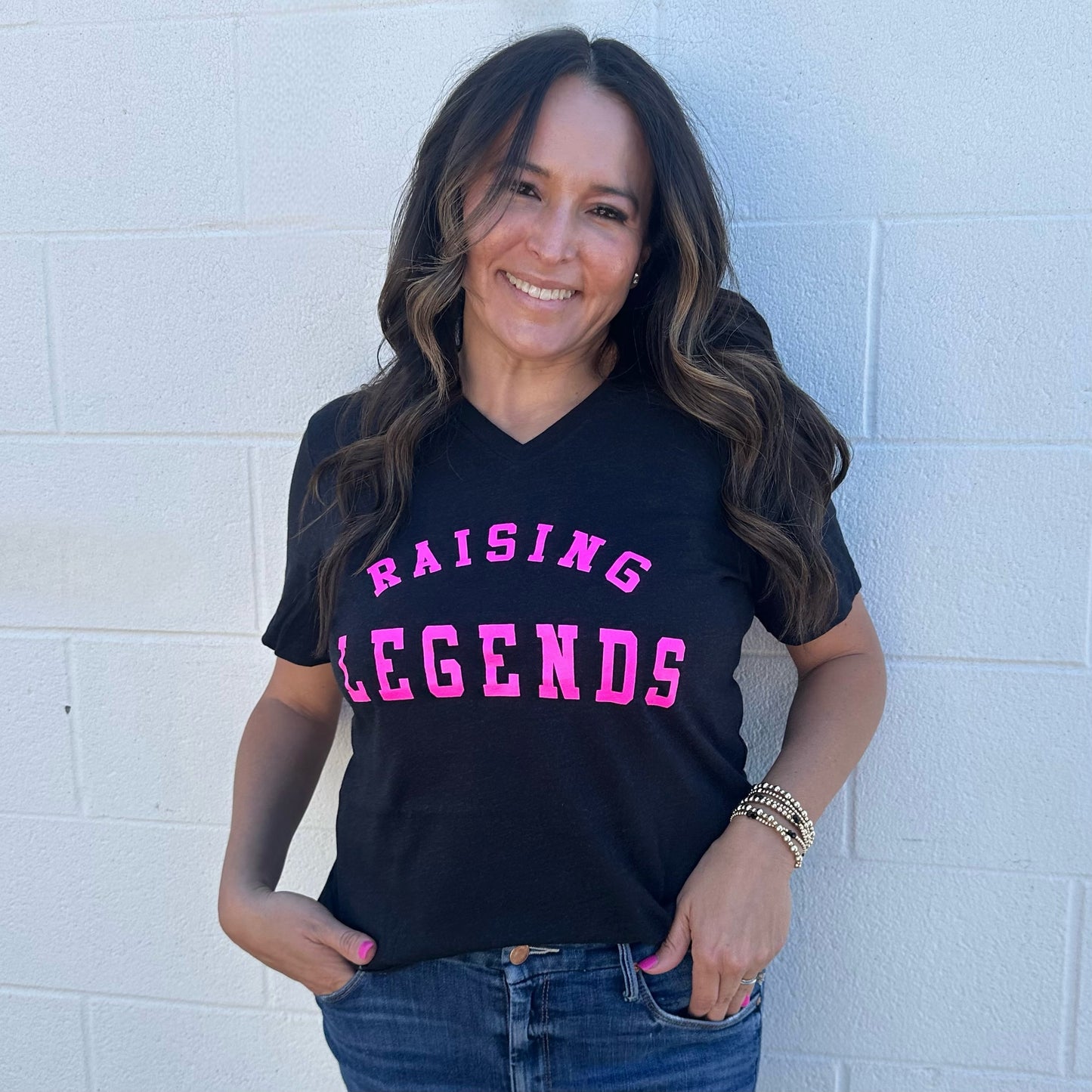 MOM LIFE 2024: Raising Legends (VNECK OR CREW NECK)
