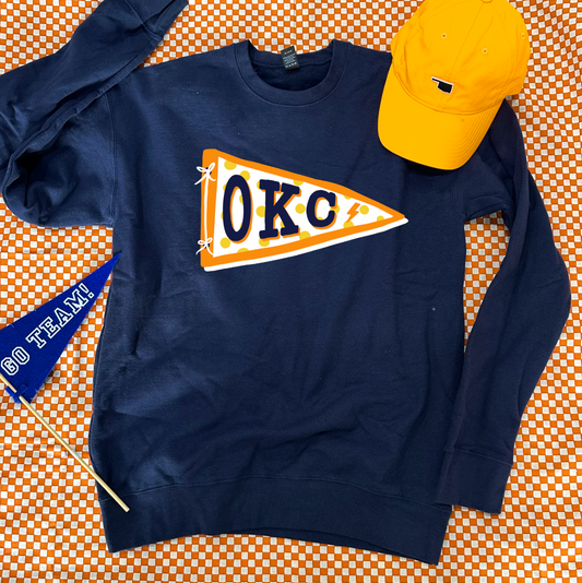 OKC SPIRIT: OKC Spirit Pennant Flag (SWEATSHIRT)
