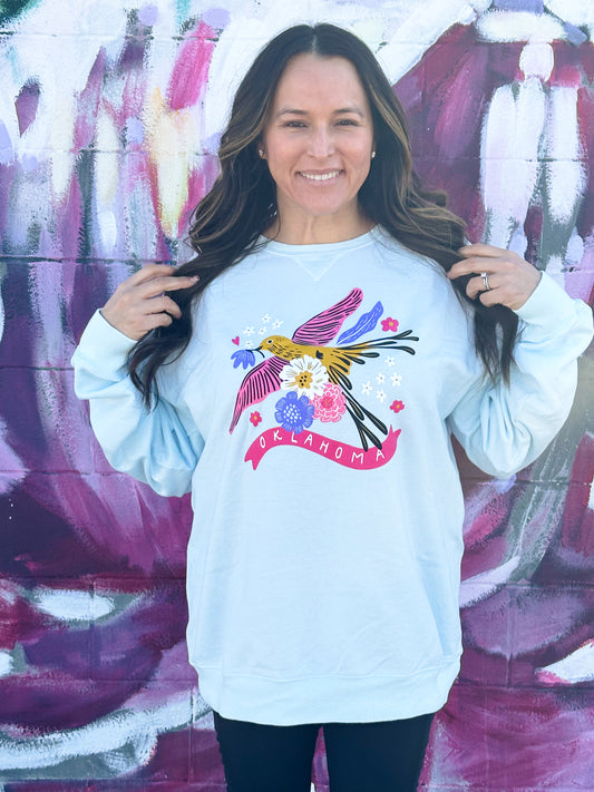 OKLAHOMA: Oklahoma Scissortail (SWEATSHIRT)