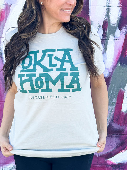 OKLAHOMA 2024: Oklahoma Block Letters (CREW NECK)